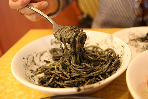 墨汁意粉