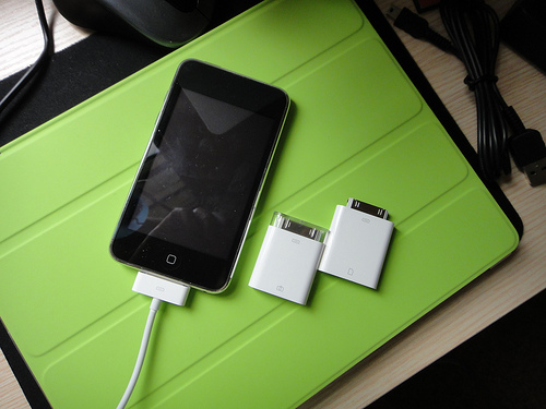 与ipod touch合照
